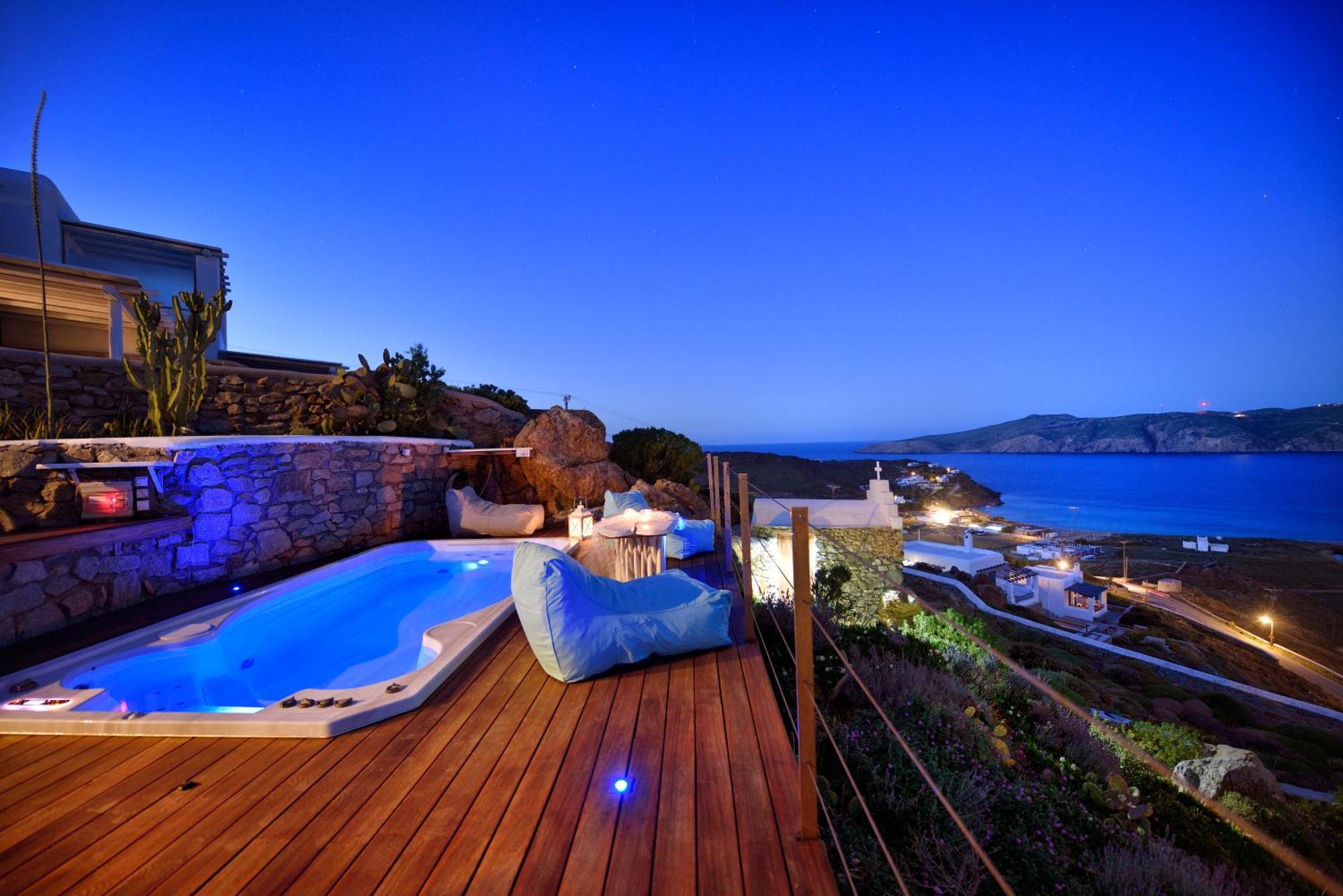 Villa Princess 5 4Bed With Small Tub Panormos Beach מראה חיצוני תמונה